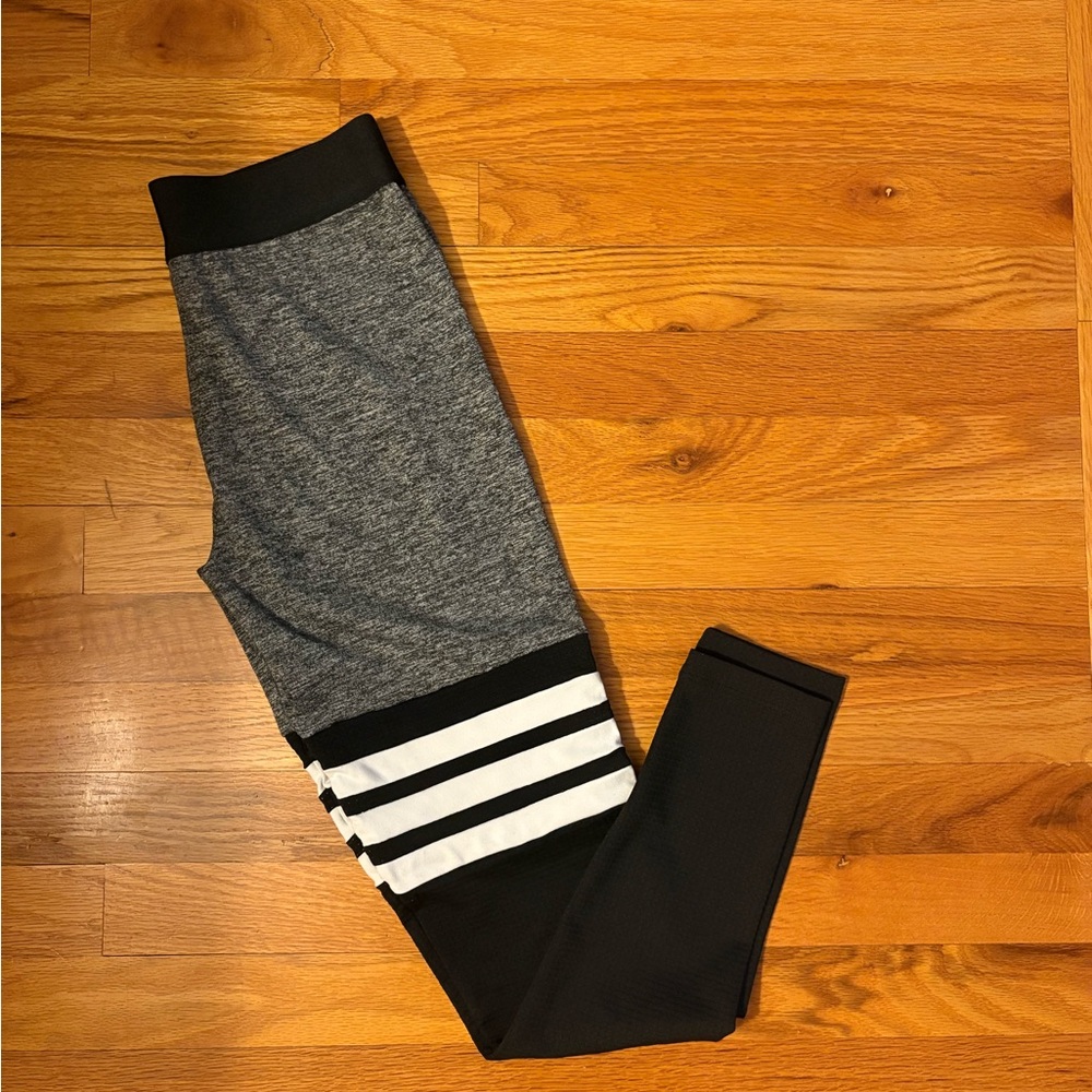 Bombshell Thigh High Leggings in Black/Gray/White